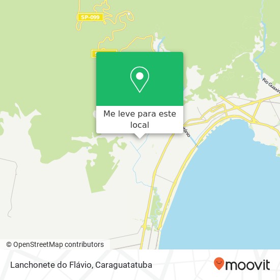 Lanchonete do Flávio mapa