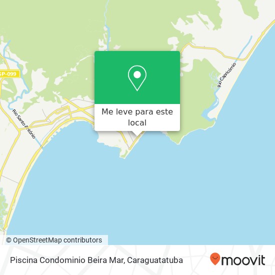 Piscina Condominio Beira Mar mapa