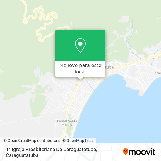 1° Igreja Presbiteriana De Caraguatatuba mapa