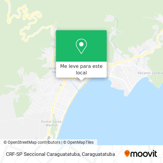 CRF-SP Seccional Caraguatatuba mapa