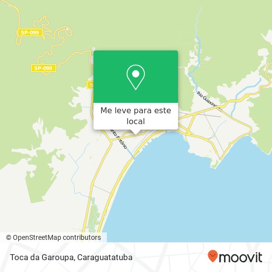 Toca da Garoupa mapa