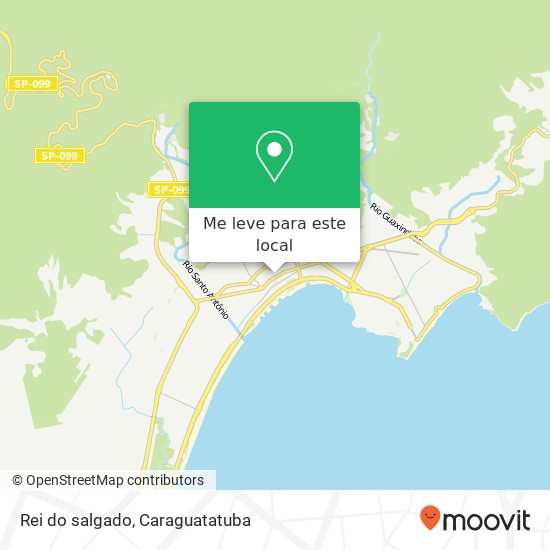 Rei do salgado mapa