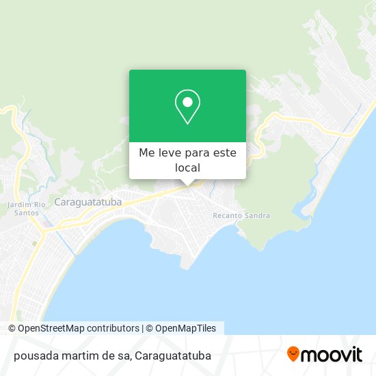 pousada martim de sa mapa