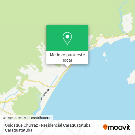 Quiosque Churraz - Residencial Caraguatatuba mapa