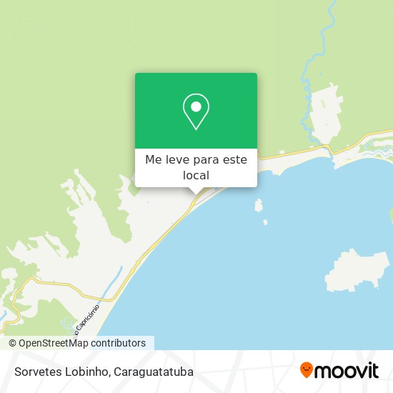 Sorvetes Lobinho mapa