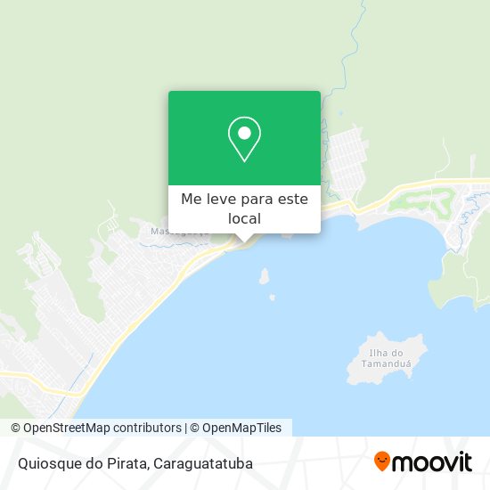 Quiosque do Pirata mapa