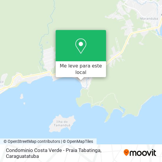 Condominio Costa Verde - Praia Tabatinga mapa