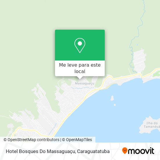 Hotel Bosques Do Massaguaçu mapa