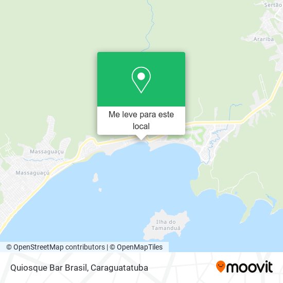 Quiosque Bar Brasil mapa