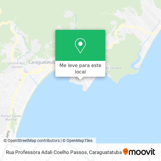 Rua Professora Adali Coelho Passos mapa