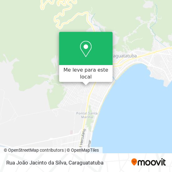 Rua João Jacinto da Silva mapa