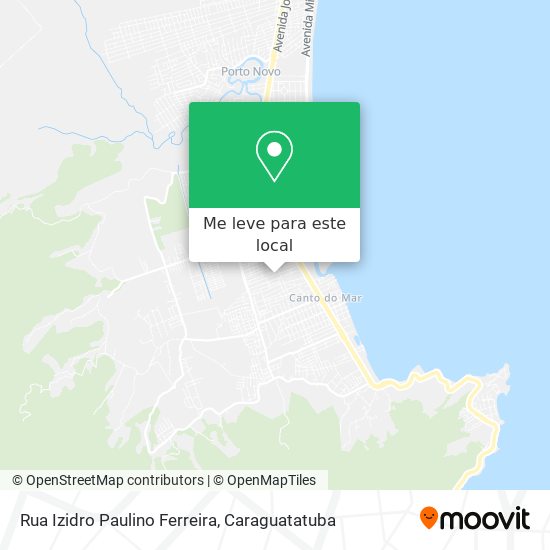 Rua Izidro Paulino Ferreira mapa