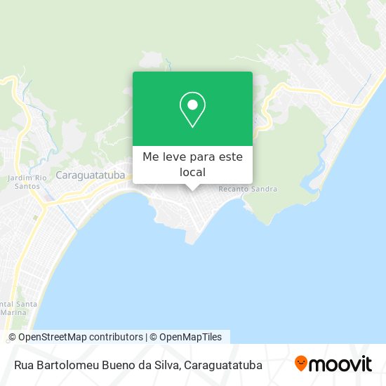 Rua Bartolomeu Bueno da Silva mapa