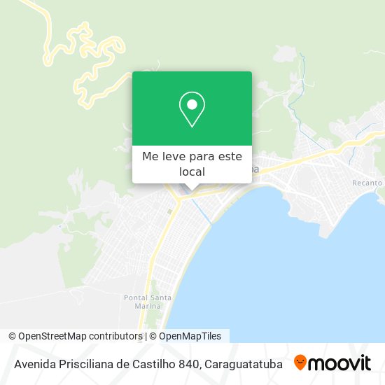 Avenida Prisciliana de Castilho 840 mapa