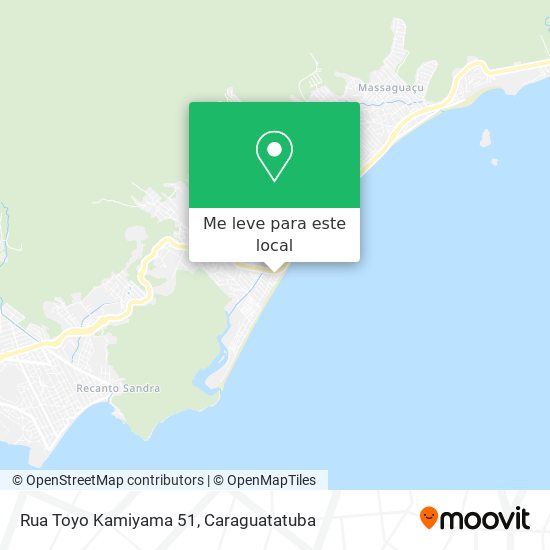Rua Toyo Kamiyama 51 mapa