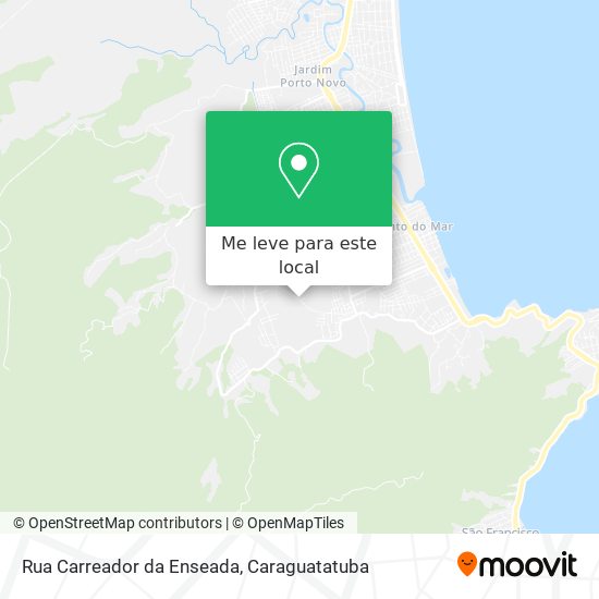 Rua Carreador da Enseada mapa