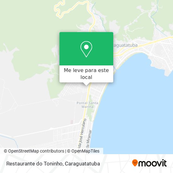 Restaurante do Toninho mapa