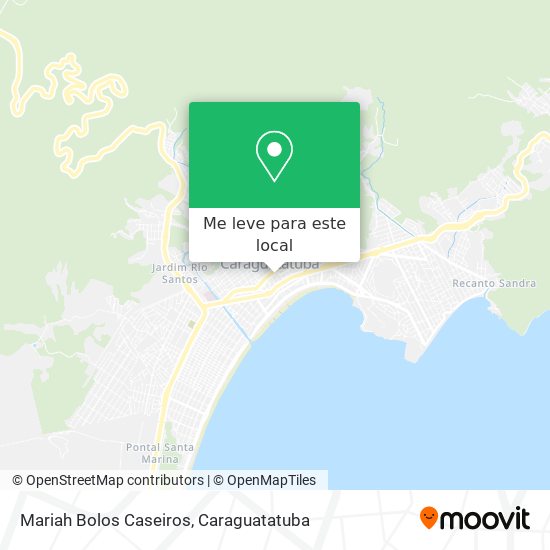 Mariah Bolos Caseiros mapa