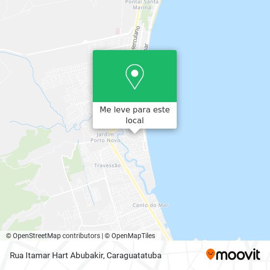 Rua Itamar Hart Abubakir mapa