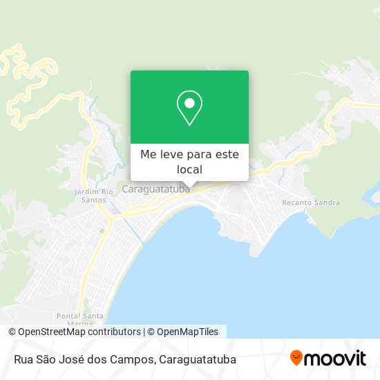 Rua São José dos Campos mapa