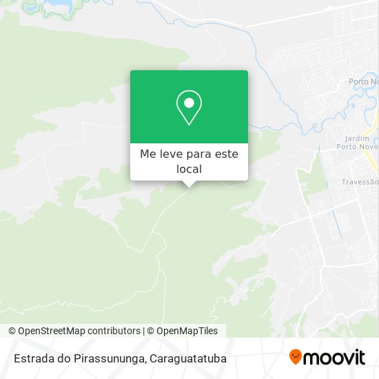 Estrada do Pirassununga mapa