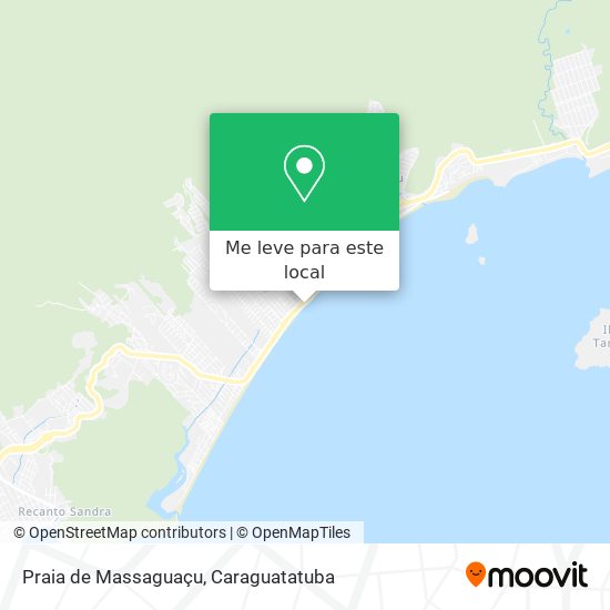 Praia de Massaguaçu mapa