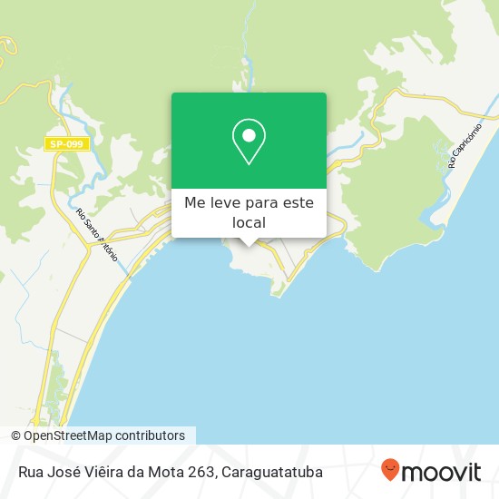 Rua José Viêira da Mota 263 mapa