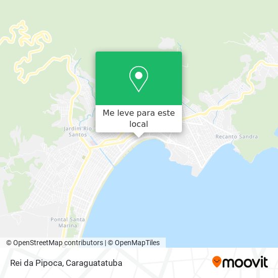 Rei da Pipoca mapa