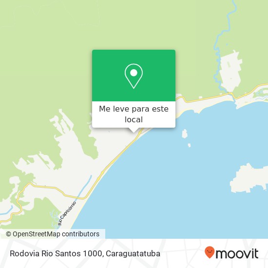 Rodovia Rio Santos 1000 mapa