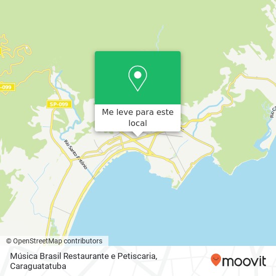 Música Brasil Restaurante e Petiscaria mapa