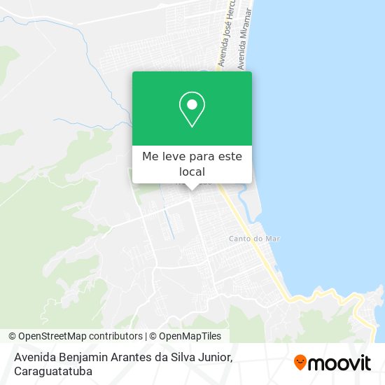 Avenida Benjamin Arantes da Silva Junior mapa