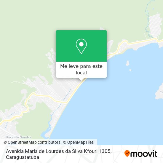 Avenida Maria de Lourdes da SIlva Kfouri 1305 mapa