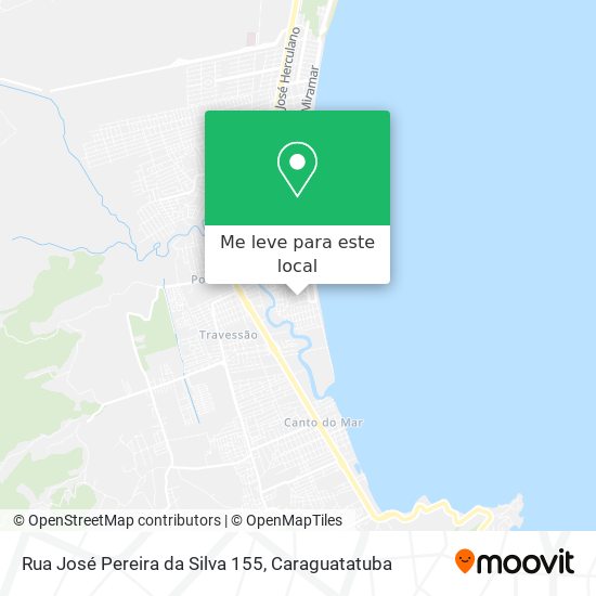 Rua José Pereira da Silva 155 mapa