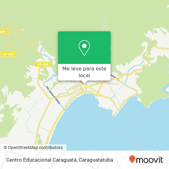 Centro Educacional Caraguatá mapa