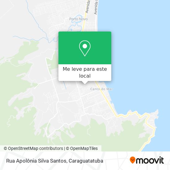 Rua Apolônia Silva Santos mapa