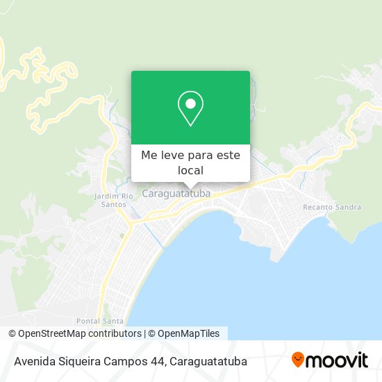 Avenida Siqueira Campos 44 mapa