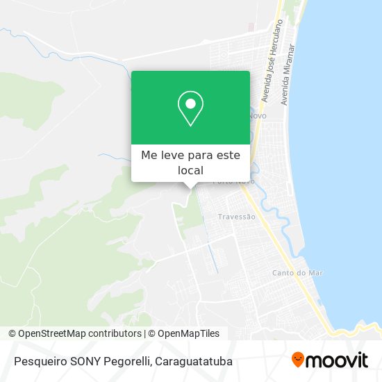 Pesqueiro SONY Pegorelli mapa