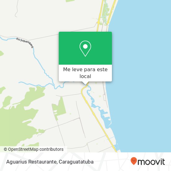 Aguarius Restaurante, Rua Ismael Iglesias, 180 Jardim Paraíso Caraguatatuba-SP 11670-020 mapa