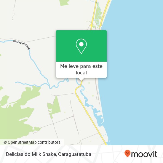 Delicias do Milk Shake, Avenida José Herculano, 5840 Vila Dalva Caraguatatuba-SP 11668-600 mapa