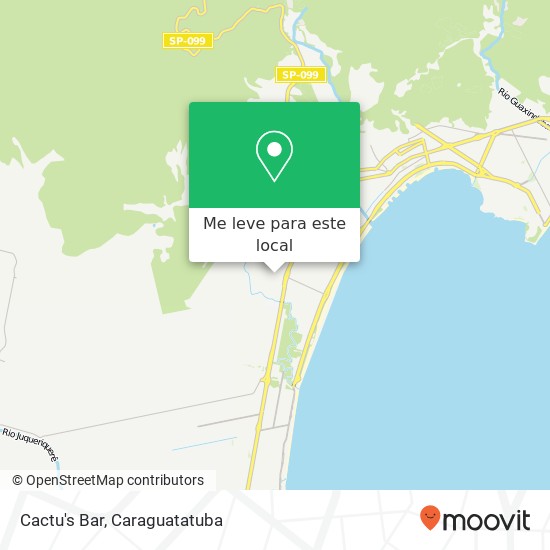 Cactu's Bar, Avenida Marechal Floriano Peixoto, 168 Poiares Caraguatatuba-SP 11673-000 mapa