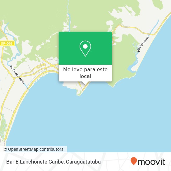 Bar E Lanchonete Caribe, Avenida Doutor Aldino Schiavi, 271 Martim de Sá Caraguatatuba-SP 11662-000 Brasil mapa