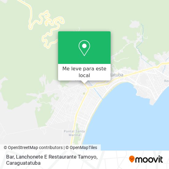 Bar, Lanchonete E Restaurante Tamoyo mapa