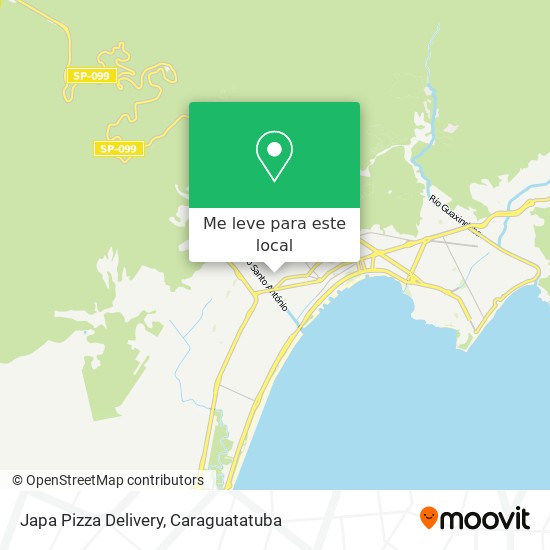 Japa Pizza Delivery mapa