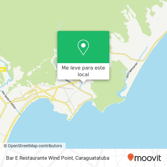 Bar E Restaurante Wind Point, Avenida Ipiranga Casa Branca Caraguatatuba-SP 11663-200 mapa