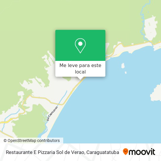 Restaurante E Pizzaria Sol de Verao mapa