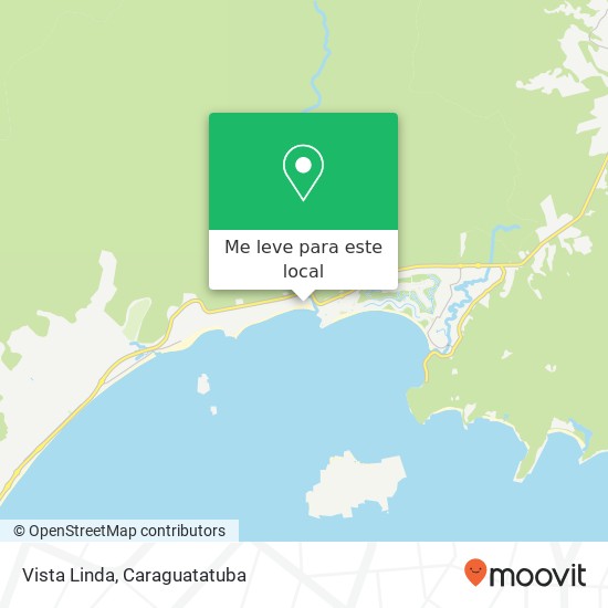 Vista Linda, Mococa Caraguatatuba-SP mapa