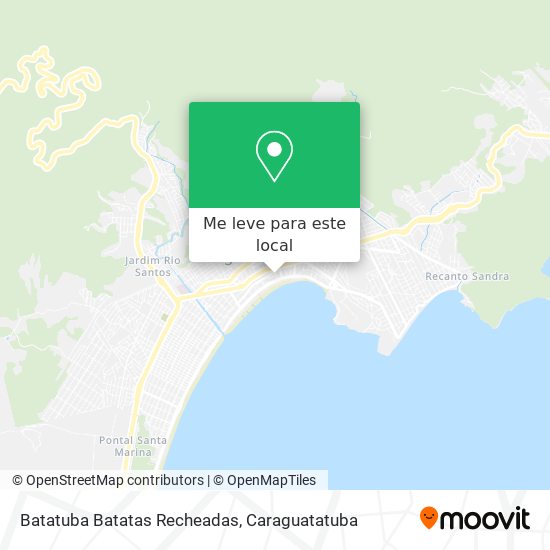 Batatuba Batatas Recheadas mapa