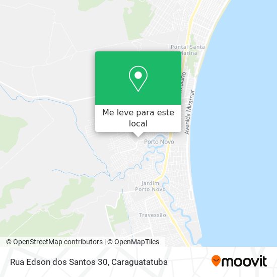 Rua Edson dos Santos 30 mapa