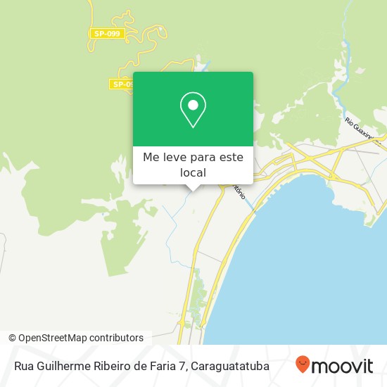 Rua Guilherme Ribeiro de Faria 7 mapa