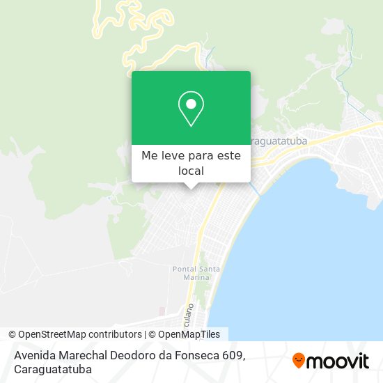 Avenida Marechal Deodoro da Fonseca 609 mapa